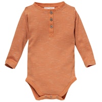 Langarmbody Knopfleiste