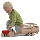 Vorschaubild Holz Traktor creamobil - rot