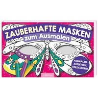 Zauberhafte Masken zum Ausmalen