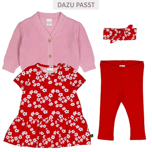 Schickes Haarband Blümchen rot