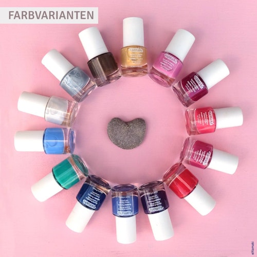 Kinder Nagellack auf Wasserbasis silber-blau