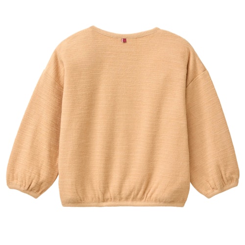 Weiches Sweatshirt Tiere honig-braun