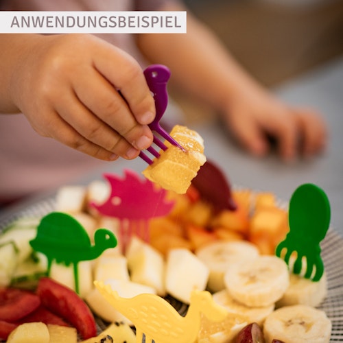 Love is all we need 5er Set Piekser für Snacks