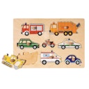 Vorschaubild Steckpuzzle Fahrzeuge - 8 tlg