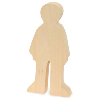 Schnitzrohling Holzfigur- Junge
