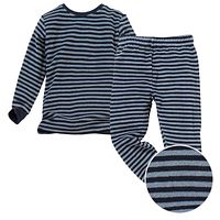 Schlafanzug People Wear Organic Frottee langarm Motiv