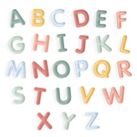 Sensorikspielzeug 26 Buchstaben Groß pastell