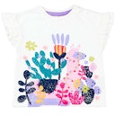 Vorschaubild Sommer T-Shirt Lama Schmetterlingsärmel