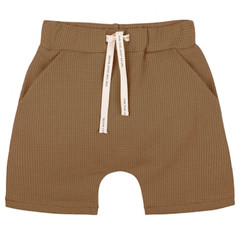 Leichte Shorts in Waffeloptik altrosa