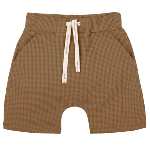 Leichte Shorts in Waffeloptik