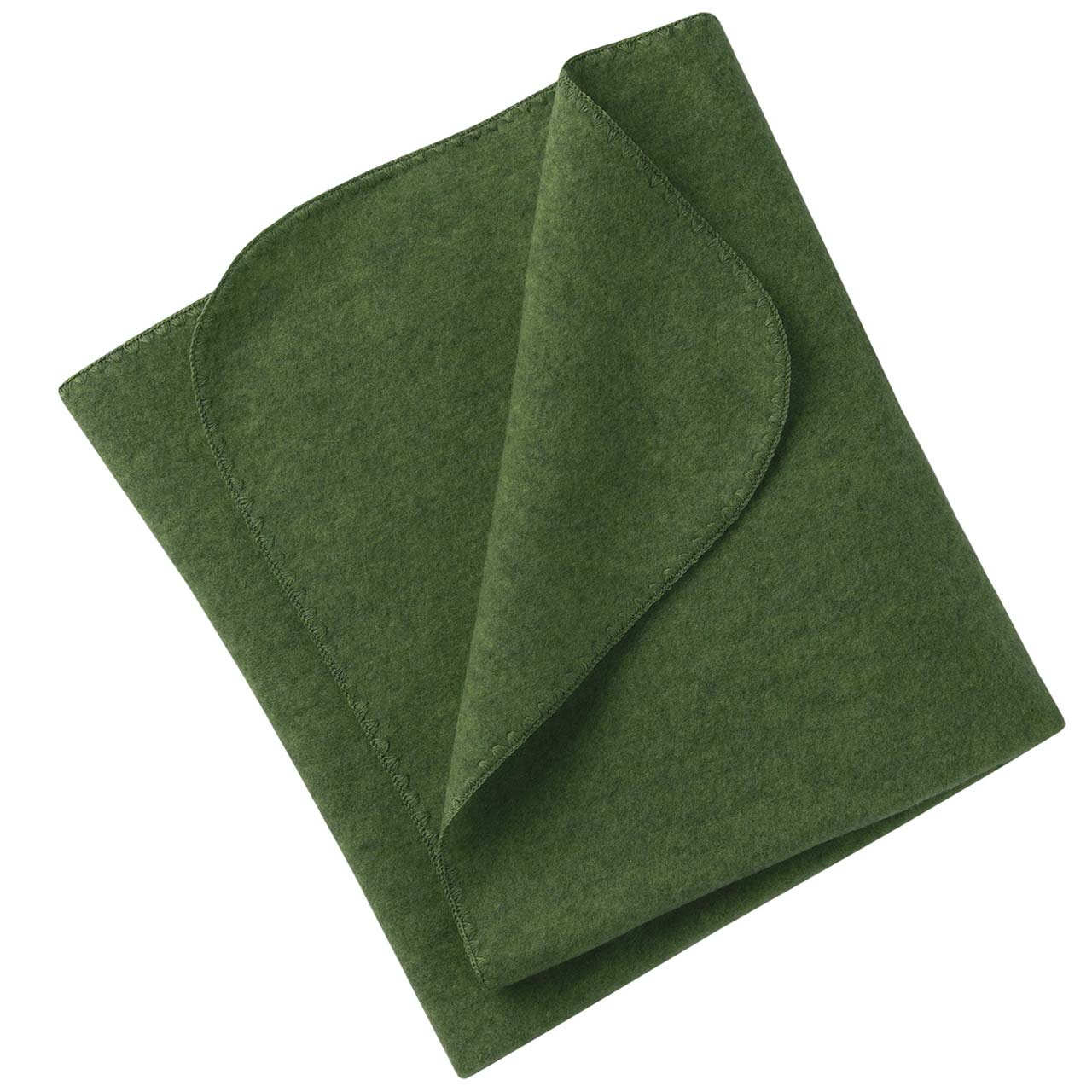 Wolle Babydecke engel schilf-grün