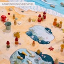 Vorschaubild Spieltuch Bio-Baumwolle Felsenpool 100 x 100 cm