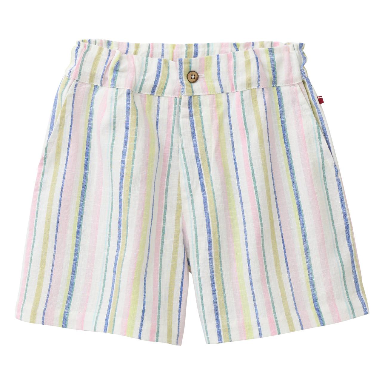 Bunt gestreifte Shorts
