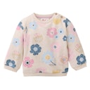 Vorschaubild Weiches Baby Sweatshirt große Blumen