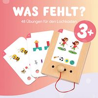 Was fehlt? Kartensatz ab 3 Jahren (ohne Lochkasten)
