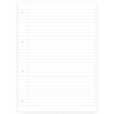 Vorschaubild Schulblock liniert ohne Rand – Lineatur 21, DIN A4