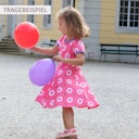 Vorschaubild Flatterkleid kurzarm mit Alloverprint 