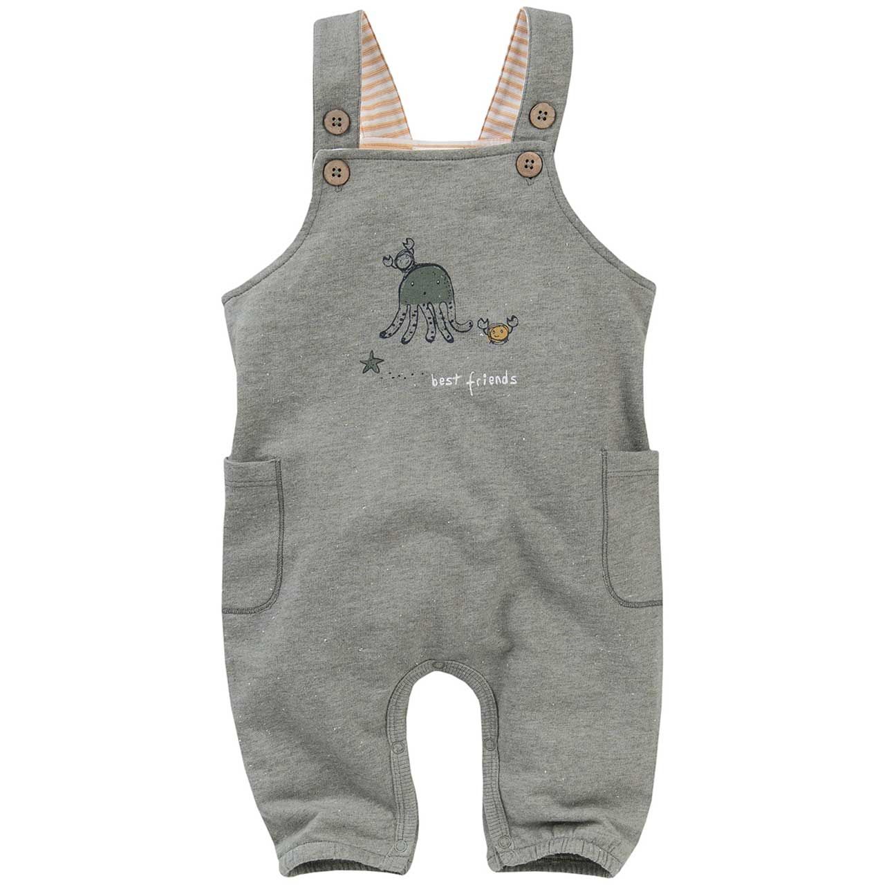 Strampler People Wear Organic Sweat ohne Arm Motiv