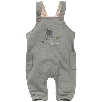 Sweat Latzhose khaki melange Oktopus