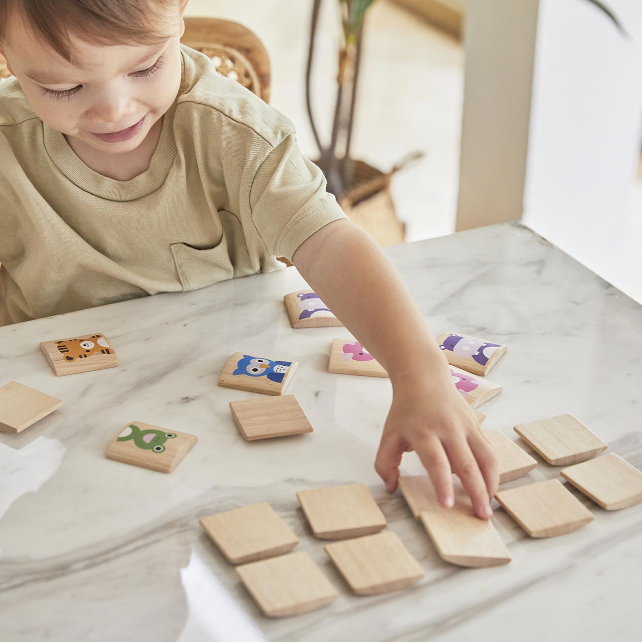 Gedächtnisspiel Tiere ab 2 Jahren
