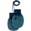 Vorschaubild Baby Strickhandschuhe aus Schurwolle marine
