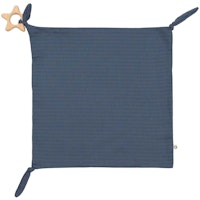 Schmusetuch Beißring indigo 35 x 35cm