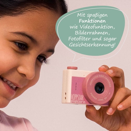 Kinder Kamera Popcorn rosa ab 3 Jahren