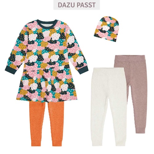 Kleid langarm Bäume