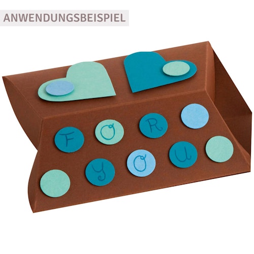 Recycelter Fotokarton bunt 22x33 cm 10 Blatt
