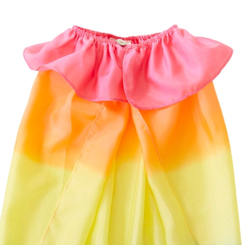 Regenbogen Umhang aus Seide