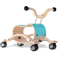 2in1 Schaukel und Rutschfahrzeug Mini-Flip Racer türkis