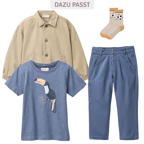 Edle Twill-Stretch Hose hellblau