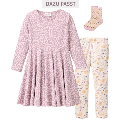 Edle Leggings Veilchen rosa