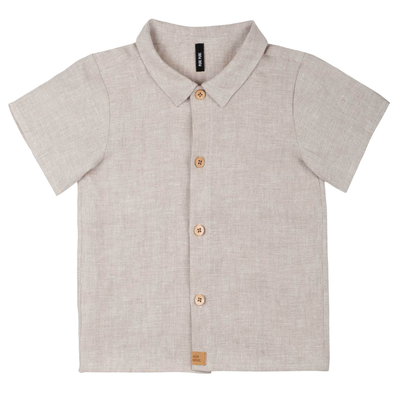 Leichtes Hemd kurzarm Leinen
