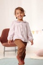 Vorschaubild Edle Flanell Kragen-Bluse