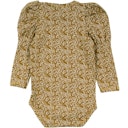 Vorschaubild Langarmbody Puffärmel Blumenprint