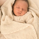 Vorschaubild Leichte Babydecke Wolle Bio 80x100 cm ungefärbt