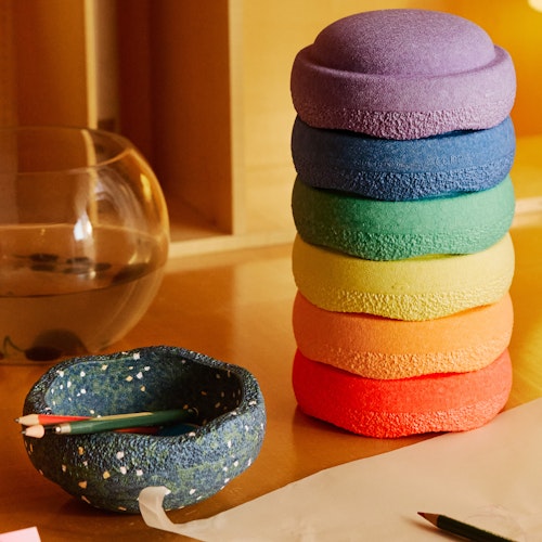 Stapelstein® Spring Special Mini rainbow classic 6+1 kleine Elemente