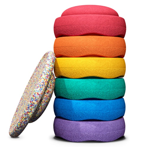 6+1 Board Stapelstein® Rainbow classic Set