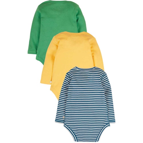 Stoffwindel 3er Pack Langarmbody Gans