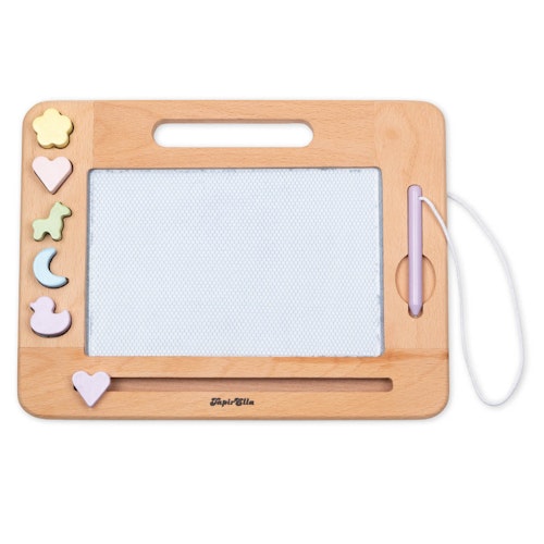 Zaubermaltafel aus Holz für Kinder ab 3 (30 x 23 x 3 cm)