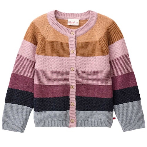 Hochwertige Strickjacke Blockdesign