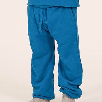 Bequeme Sweat Jogginghose blau