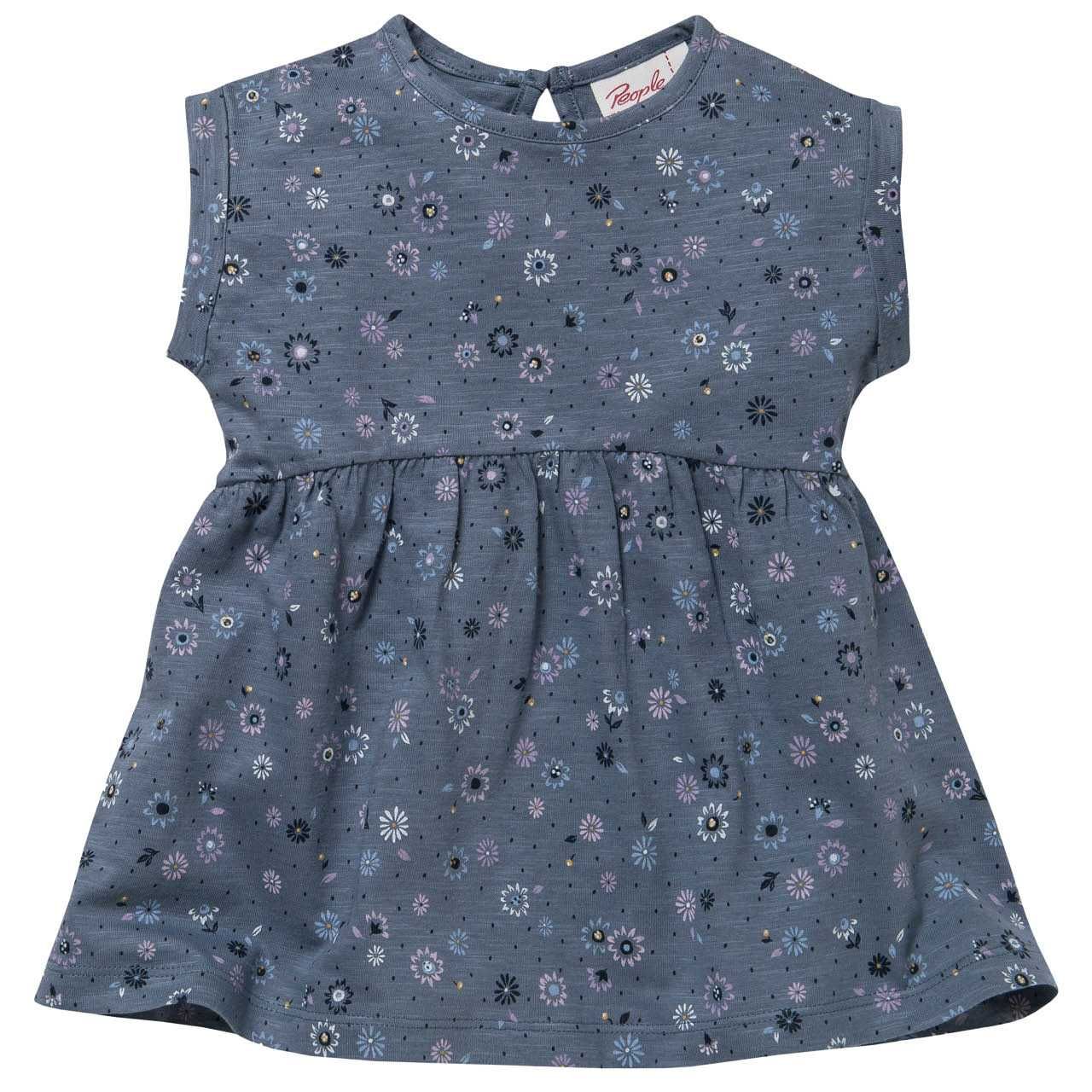 Kleid People Wear Organic kurzarm Motiv