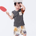 Vorschaubild Leichte Jersey Blätter Shorts