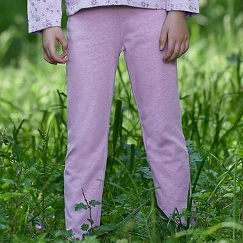 Leichte Leinen Sommerhose flieder
