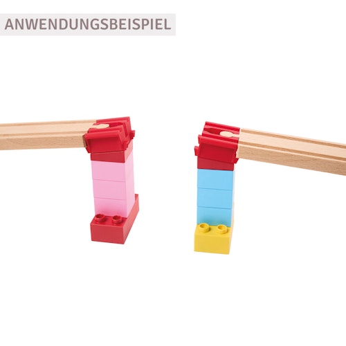 Holzschienen Verbinder + Schrägen Set 18 Teile