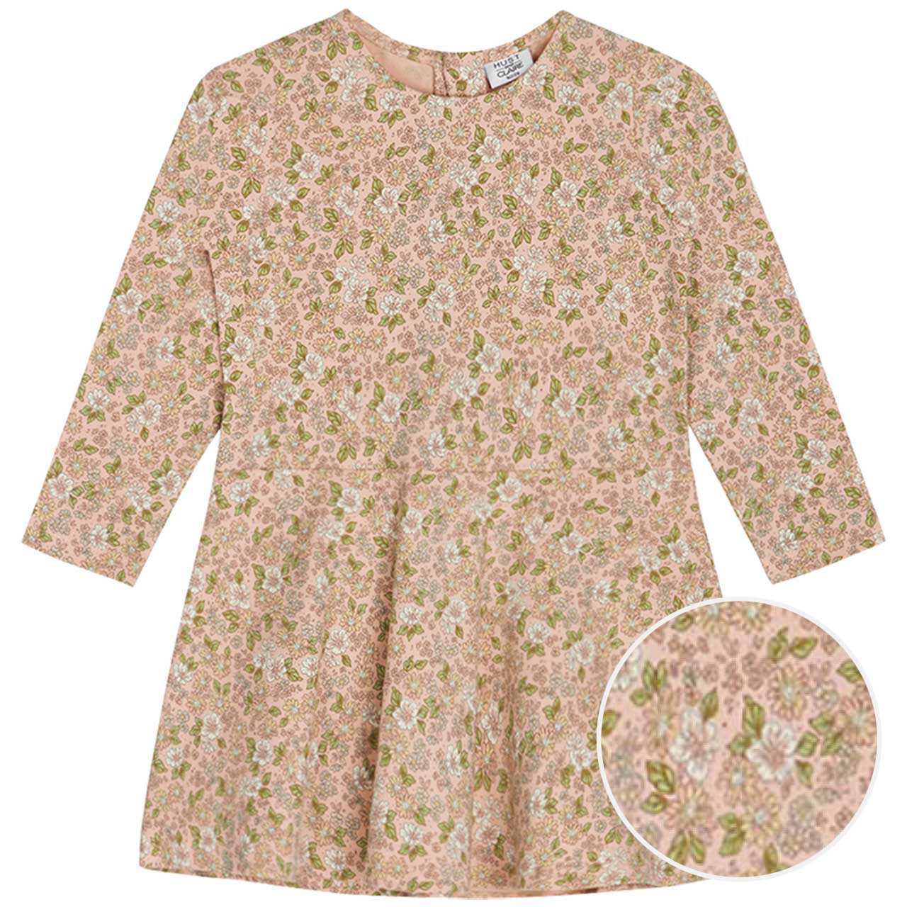 Leichtes Blumen Kleid Reißverschluss