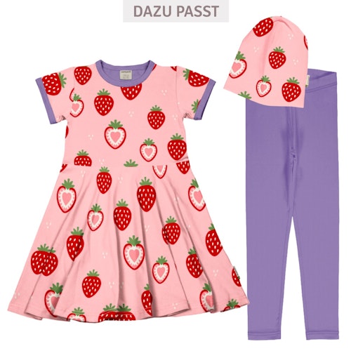 Flatterkleid kurzarm mit Alloverprint 