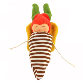 Schmetterling mit Schlafsack ein "Ganztagesbegleiter"